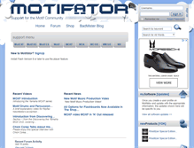 Tablet Screenshot of motifator.com